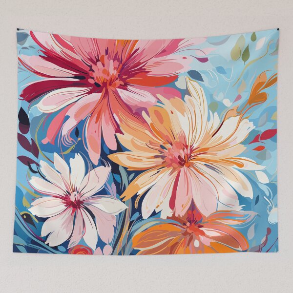 Item preview, Vibrant Floral Fusion designed and sold by TheFrenchVegan.