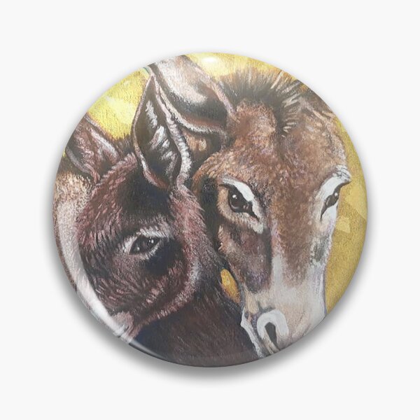 Item preview, Donkey Madonna and Child  designed and sold by Cherie Roe Dirksen.