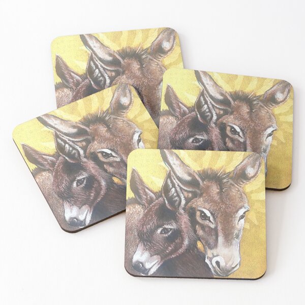 Item preview, Donkey Madonna and Child  designed and sold by Cherie Roe Dirksen.