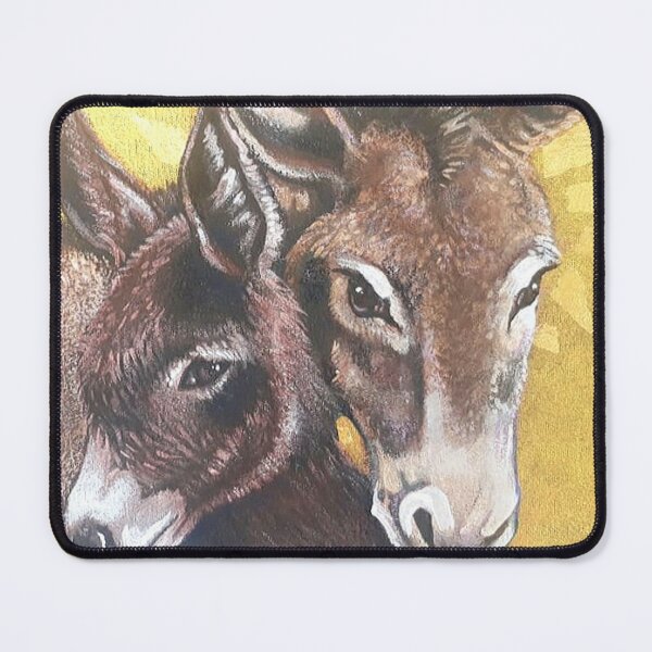 Item preview, Donkey Madonna and Child designed and sold by Cherie Roe Dirksen.