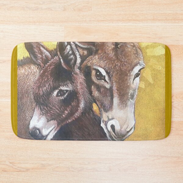 Item preview, Donkey Madonna and Child  designed and sold by Cherie Roe Dirksen.