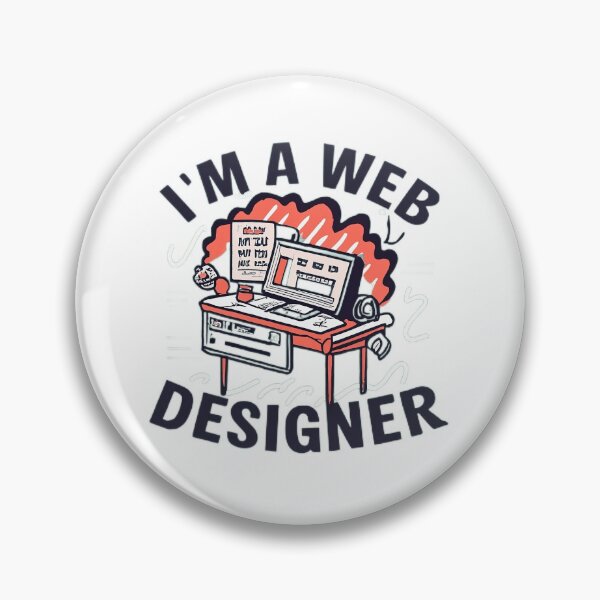 Item preview, I'm a Web Designer designed and sold by StickerSpree.