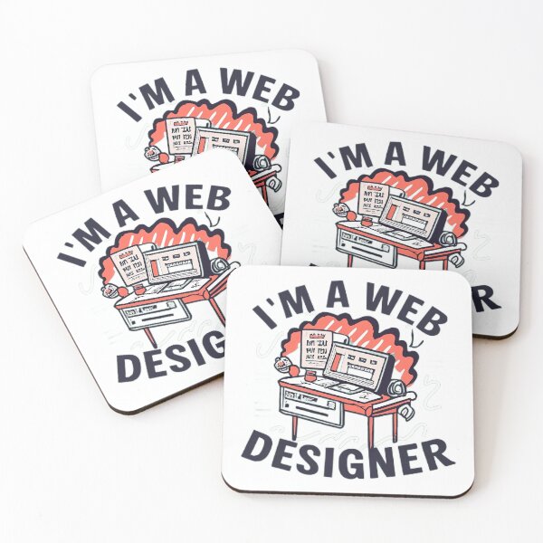 Item preview, I'm a Web Designer designed and sold by StickerSpree.