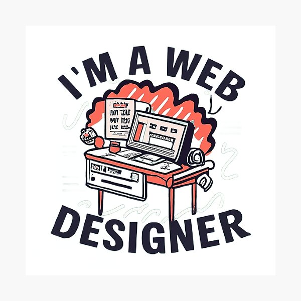 Item preview, I'm a Web Designer designed and sold by StickerSpree.