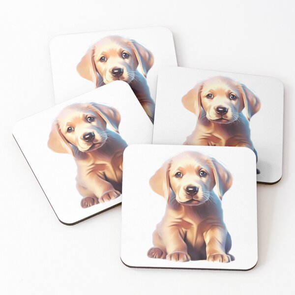 Item preview, Beautiful, colorful labrador puppy theme designed and sold by Okracha.