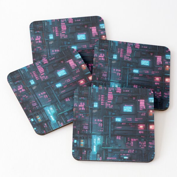 Item preview, Cyberpunk Future Cityscape Pattern designed and sold by SchorlCraft.