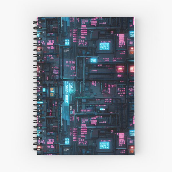 Item preview, Cyberpunk Future Cityscape Pattern designed and sold by SchorlCraft.