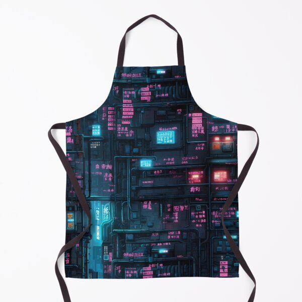 Item preview, Cyberpunk Future Cityscape Pattern designed and sold by SchorlCraft.