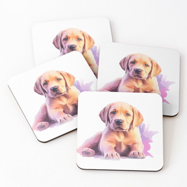 Item preview, Beautiful, colorful labrador puppy theme designed and sold by Okracha.