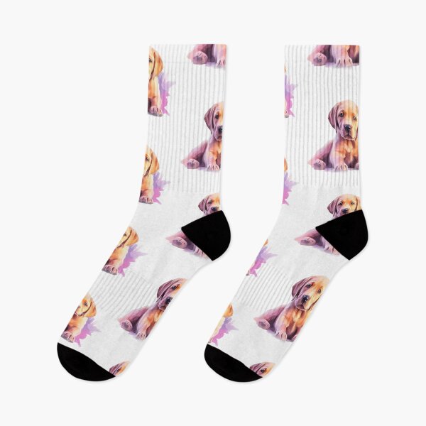 Item preview, Beautiful, colorful labrador puppy theme designed and sold by Okracha.