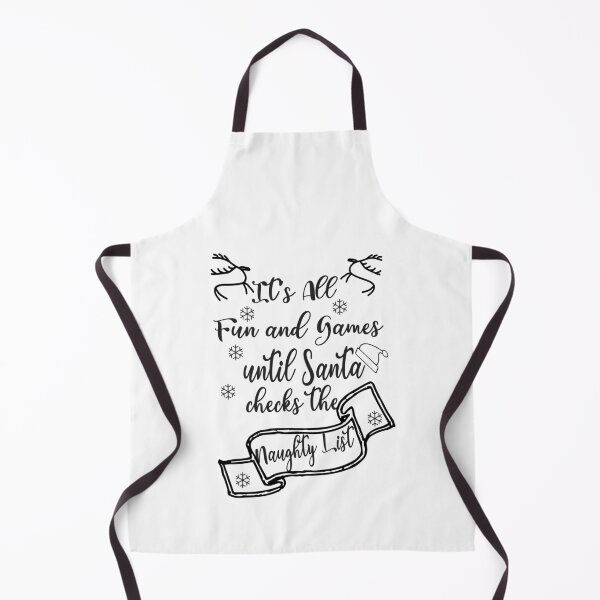 Item preview, It's All Fun and Games Until Santa Checks the Naughty List. designed and sold by mayaone.
