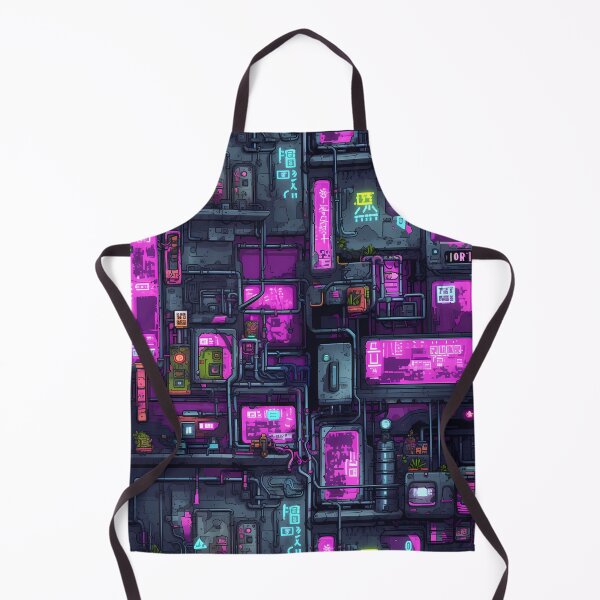 Item preview, Cyberpunk Future Cityscape Pattern designed and sold by SchorlCraft.