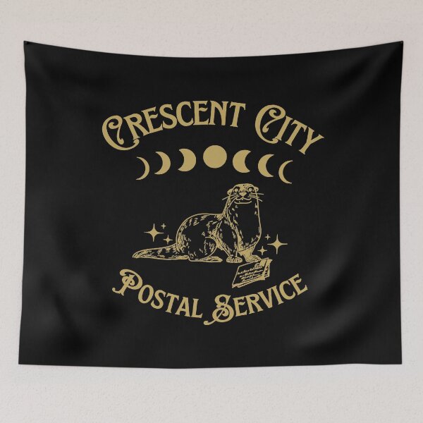 Item preview, Vintage Crescent City Postal Service Cute Otter designed and sold by KatherineCarine.
