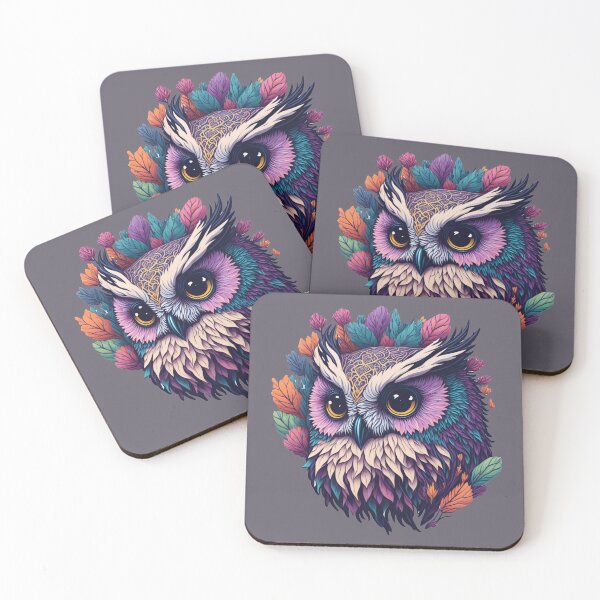 Item preview, Vibrant Color  Owl - Cute and Beautiful designed and sold by ngness.
