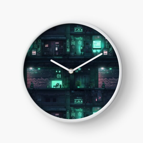 Item preview, Cyberpunk Future Cityscape Pattern designed and sold by SchorlCraft.
