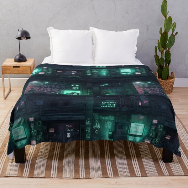 Item preview, Cyberpunk Future Cityscape Pattern designed and sold by SchorlCraft.