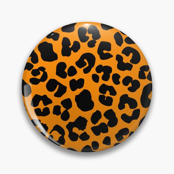 Item preview, Halloween Leopardskin Orange and Black Pattern designed and sold by HotHibiscus.