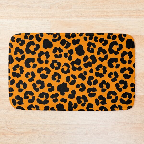 Item preview, Halloween Leopardskin Orange and Black Pattern designed and sold by HotHibiscus.