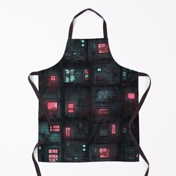 Item preview, Cyberpunk Future Cityscape Pattern designed and sold by SchorlCraft.