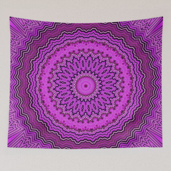 Artikelvorschau, Lila Kronenchakra-Mandala entworfen und verkauft von KaSaPo.