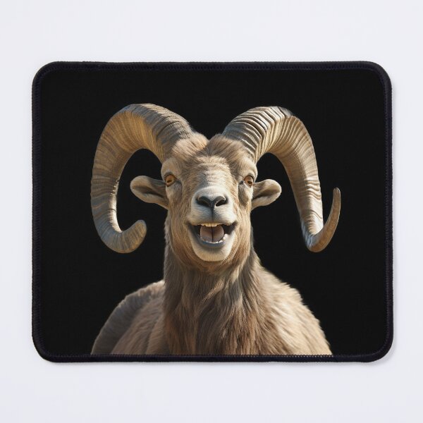 Item preview, Modern design reminiscent of a painted animal head of an ibex designed and sold by Pflugart.