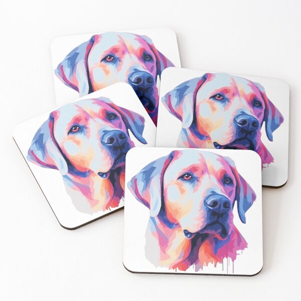 Item preview, Beautiful, colorful labrador dog theme designed and sold by Okracha.