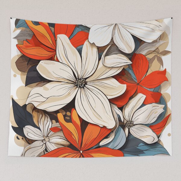 Item preview, Geometric Floral Fusion designed and sold by TheFrenchVegan.