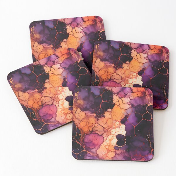 Item preview, Halloween Alcohol Ink Pattern designed and sold by Sromwit Bunrid.