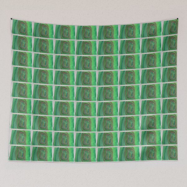 Item preview, Abstract Cracks Forming In A Colourful Large Rock  designed and sold by PodmenikArt.
