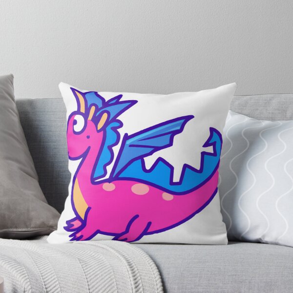 Item preview, Cute surprised Pink and Blue Dragon designed and sold by MaxandMiaTwins.