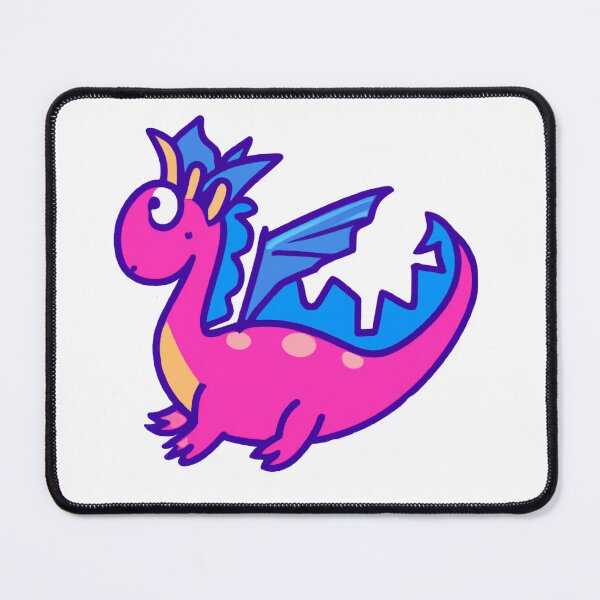 Item preview, Cute surprised Pink and Blue Dragon designed and sold by MaxandMiaTwins.