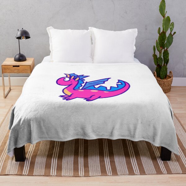 Item preview, Cute surprised Pink and Blue Dragon designed and sold by MaxandMiaTwins.
