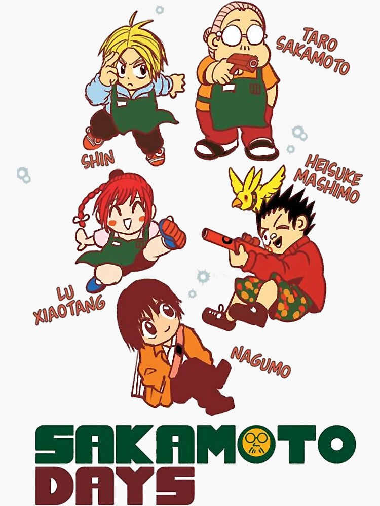 Sakamoto Days In Japanese  Sticker for Sale by CarinaScarbroug