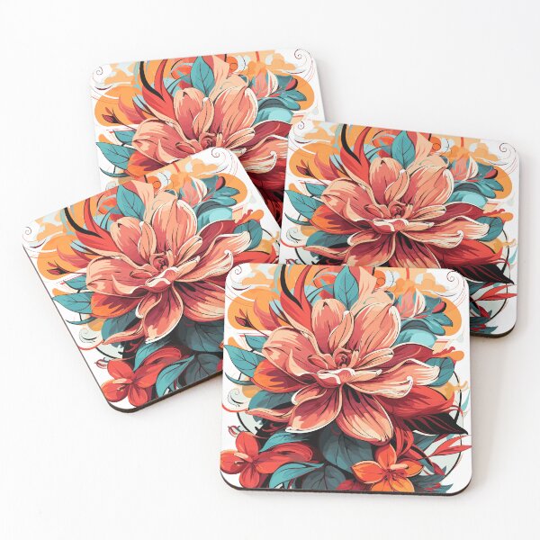 Item preview, Modern Floral Fusion designed and sold by TheFrenchVegan.