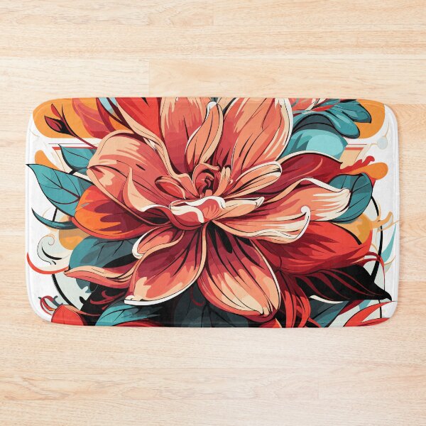 Item preview, Modern Floral Fusion designed and sold by TheFrenchVegan.