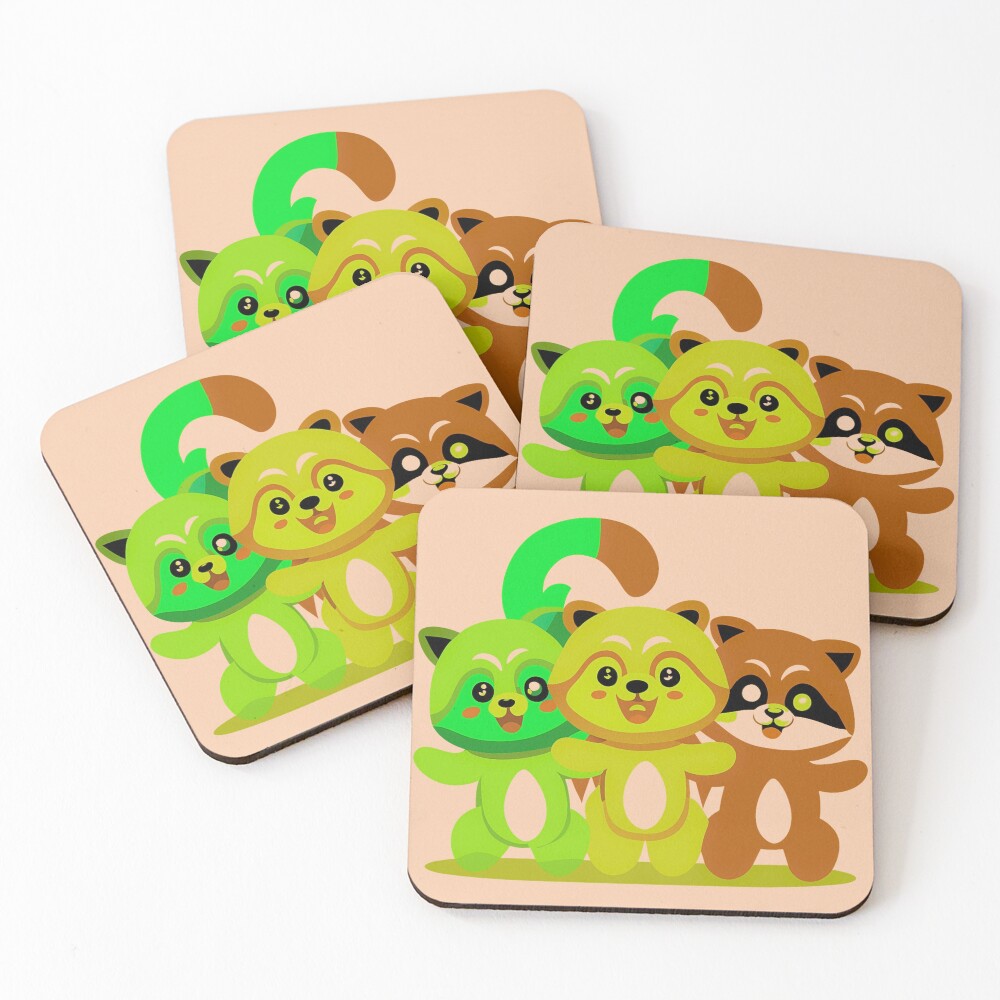 Item preview, Coasters (Set of 4) designed and sold by run-rotee.