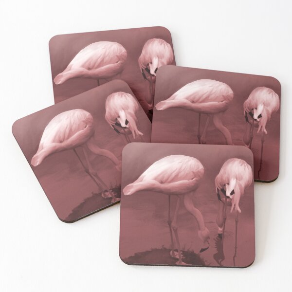 Item preview, Flamingos in the Mist designed and sold by GillianTapping.
