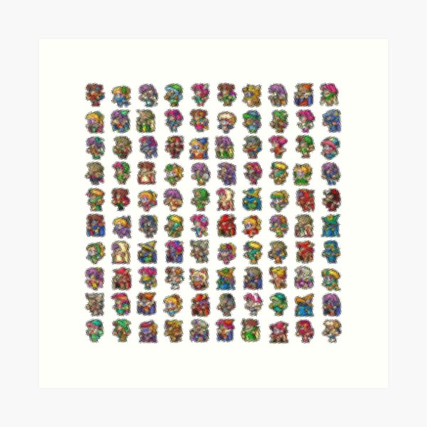 Item preview, Final Fantasy V - Dot Sprites  designed and sold by VincentVex.