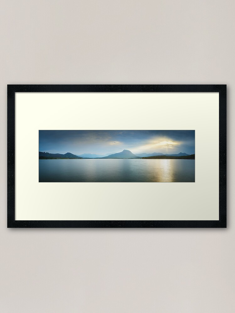 Alternate view of Lake Moogerah, South East Queensland, Australia Framed Art Print