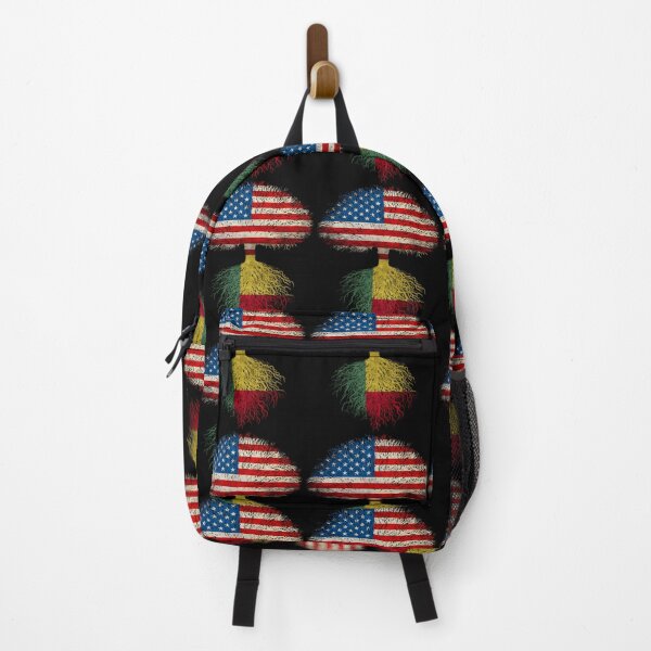 Item preview, American Flag Beninese Roots Benin Flag designed and sold by mpbqzfls15.