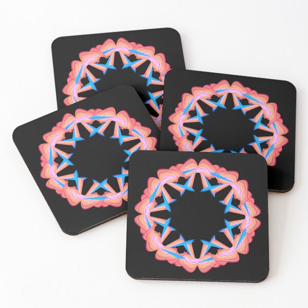 Item preview, red mandala designed and sold by Meo Design.