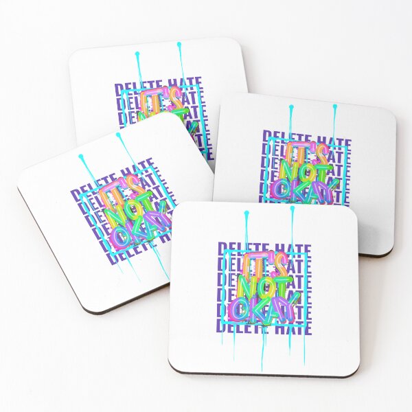 Item preview, Delete Hate, It's not Okay designed and sold by PlayaPlayas.