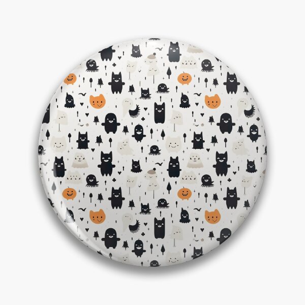 Item preview, Cute Halloween Characters Pattern designed and sold by Digi-Artsy.