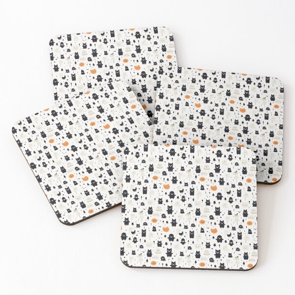 Item preview, Cute Halloween Characters Pattern designed and sold by Digi-Artsy.