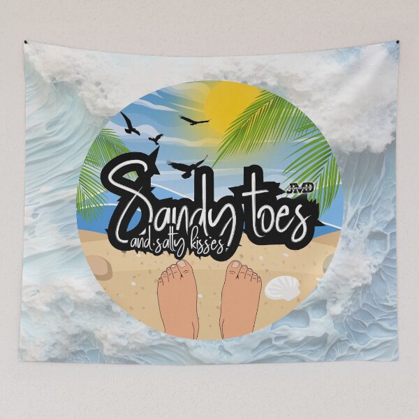 Item preview, Sandy Toes And Salty Kisses designed and sold by Jenson Major.