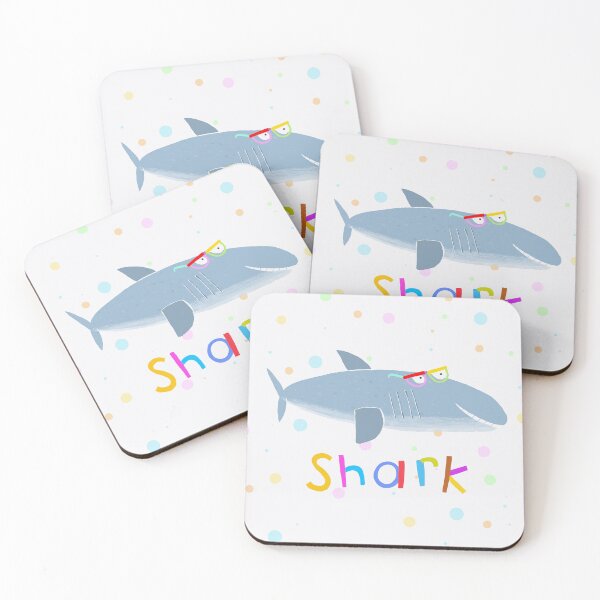 Item preview, Funny Shark With Glasses And Text By Carla Daly designed and sold by Carla Daly.