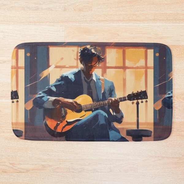 Item preview, Man and guitar designed and sold by LIDYN.