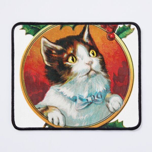Item preview, Vintage Christmas Cat designed and sold by YvonneDReitz.
