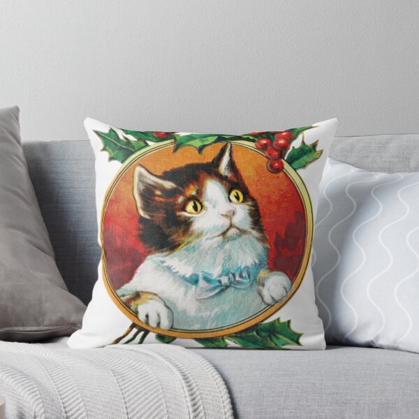 Item preview, Vintage Christmas Cat  designed and sold by YvonneDReitz.