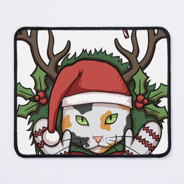 Item preview, Tricolor Christmas Cat designed and sold by RosaTPorter.